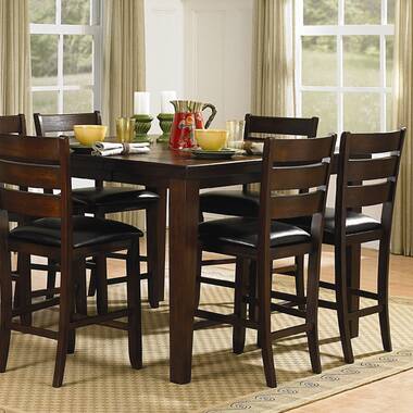 Kiantone extendable solid wood dining online table darby home co